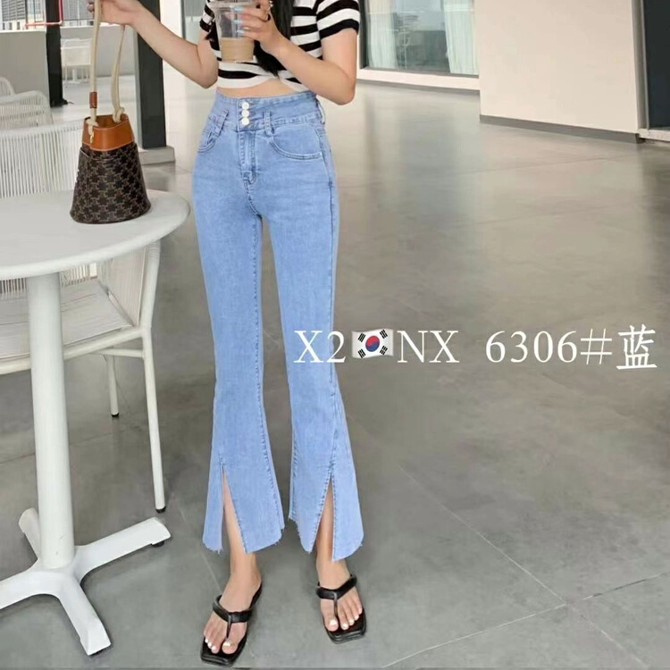 New year in early spring! [x2 square] slim and comfortable Korean jeans 6306# ll