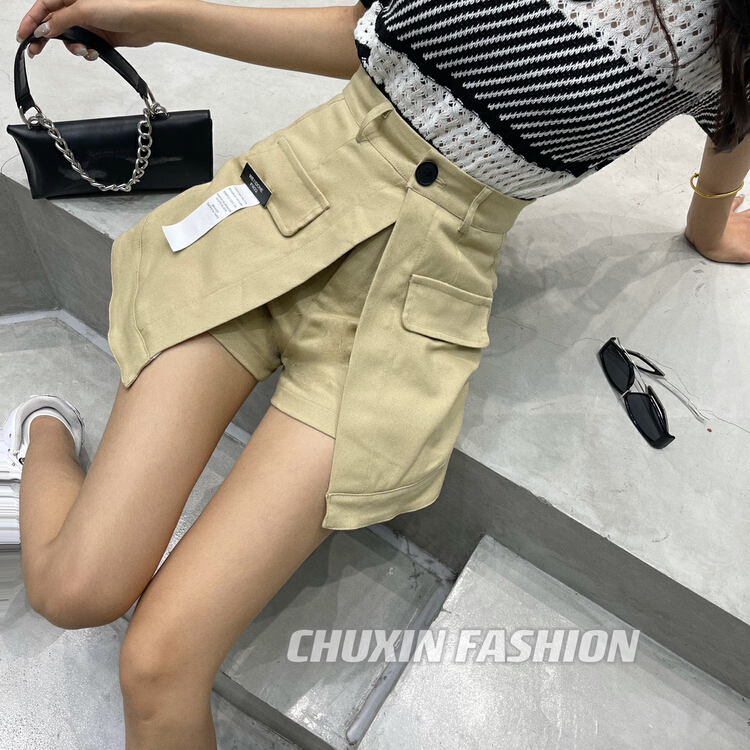 goods in stock! New in early summer! [c.x Chuxin] high waist two piece versatile casual shorts k807# WTT