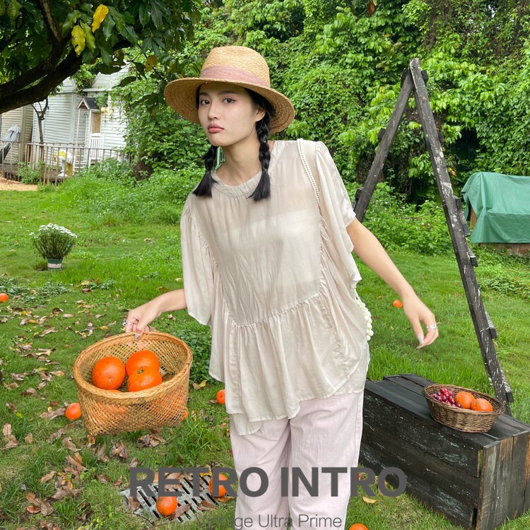 [Rin] Korean Ladies short sleeve T-shirt r21136# cqw