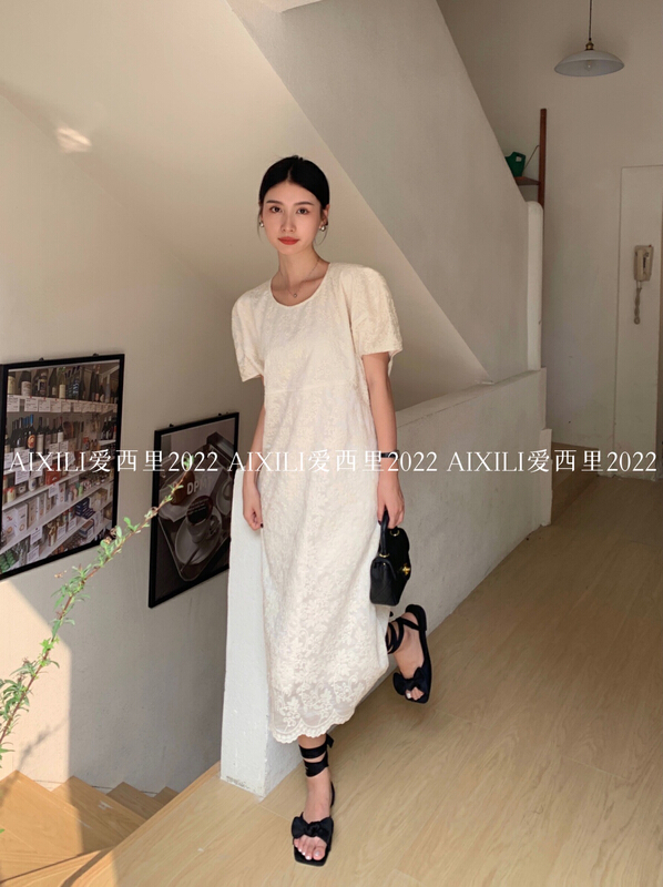 [aixili aisili] Korean embroidery loose dress 6602# WPL