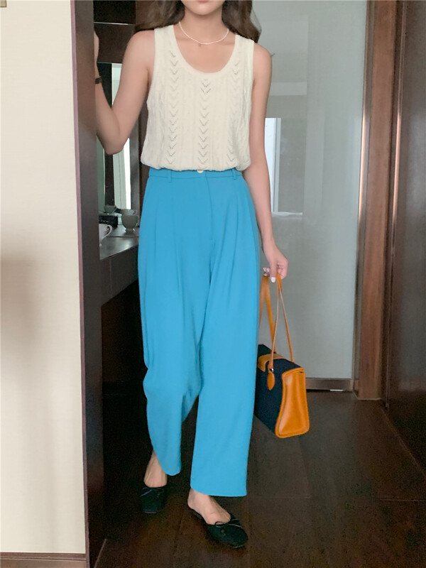 [feeding] simple, loose and versatile casual pants 8880-a5# cqw