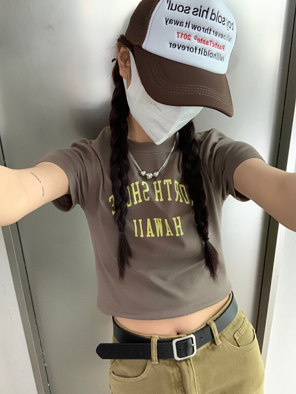 New year in early spring! [trust me] new spring Casual Short Sleeve T-shirt 66870# jhy