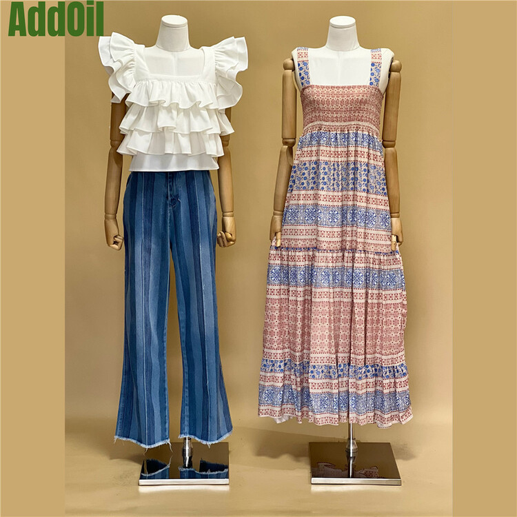 [addoil] Vintage Plaid suspender dress 9903# zxl