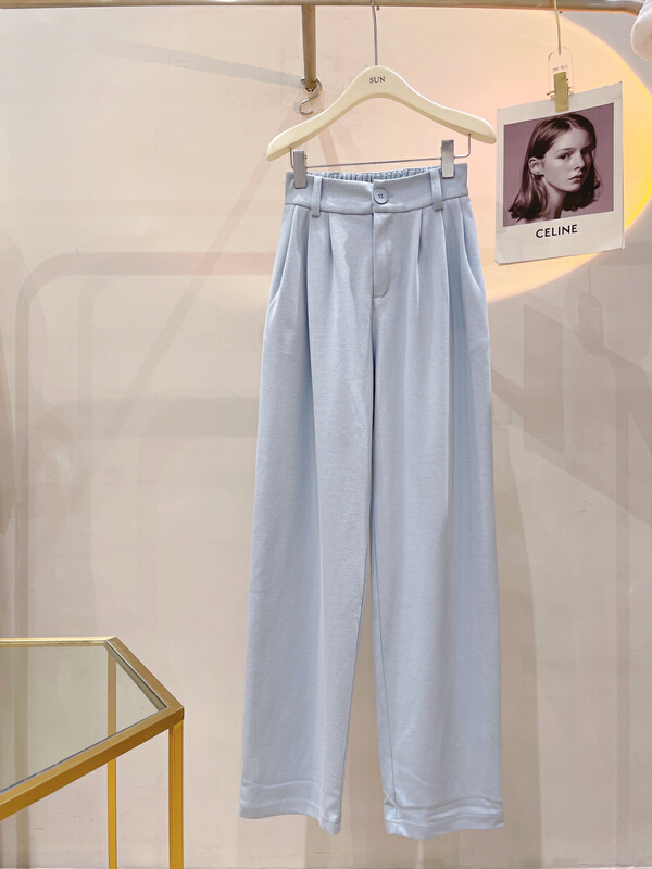goods in stock! [sun] elastic Korean version slim and wide leg casual pants 10529# lwy