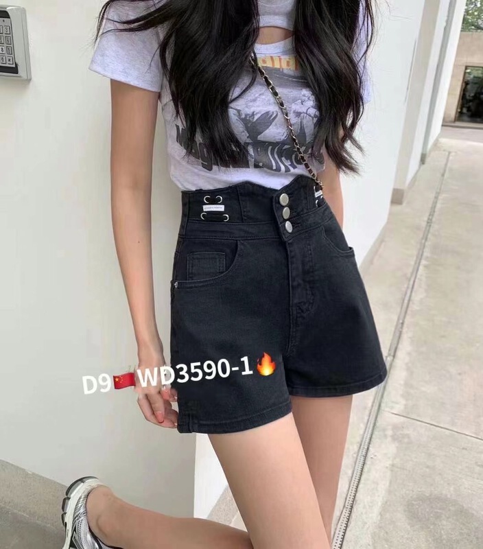 [x2 square] high waist comfortable Korean denim shorts ys3-590# ll
