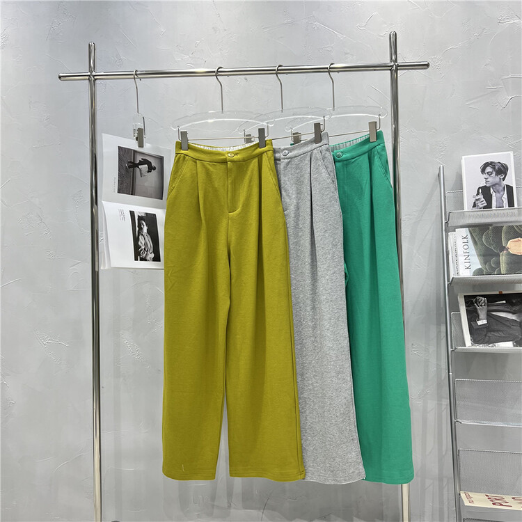 Cxdhh / new in early spring! [strict selection - planting grass and trees] Korean version simple loose trousers xc11-50373# XYJ