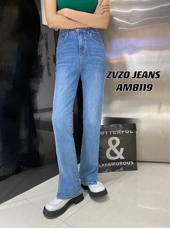 Original price 107.16! New year in early spring! [zvzo] Korean Slim Fit Jeans 8119-1# CLS