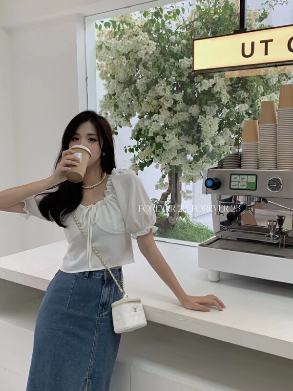 [forever23] Korean minority side collar shirt 766# hjy