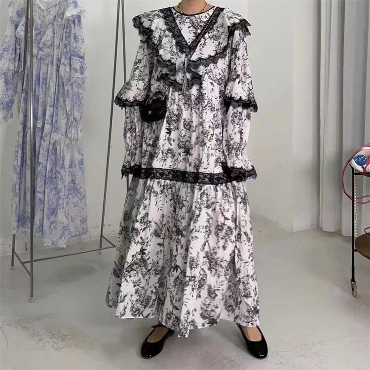 [rich] lady loose dress 9171# zyh