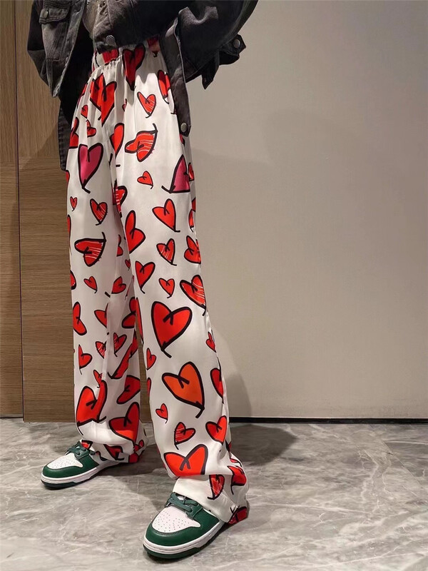 [big C studio] love straight elastic waist casual pants 5029# PCZ