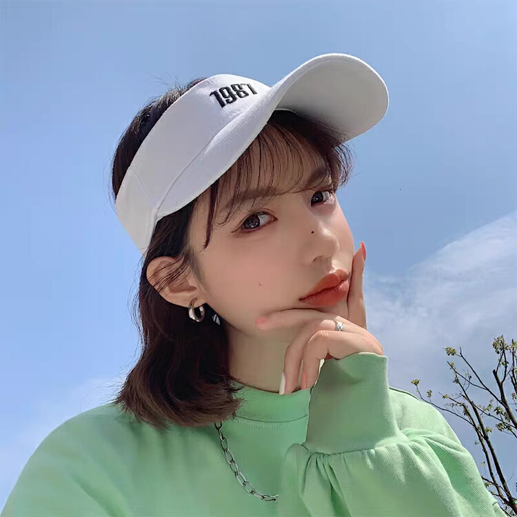 [aestheticism hat industry] 1987 empty top sunshade hat 2984# LSL