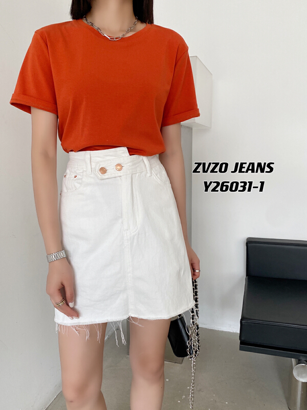 New in early summer! [zvzo] irregular waist rough skirt yz6031-1# CLS