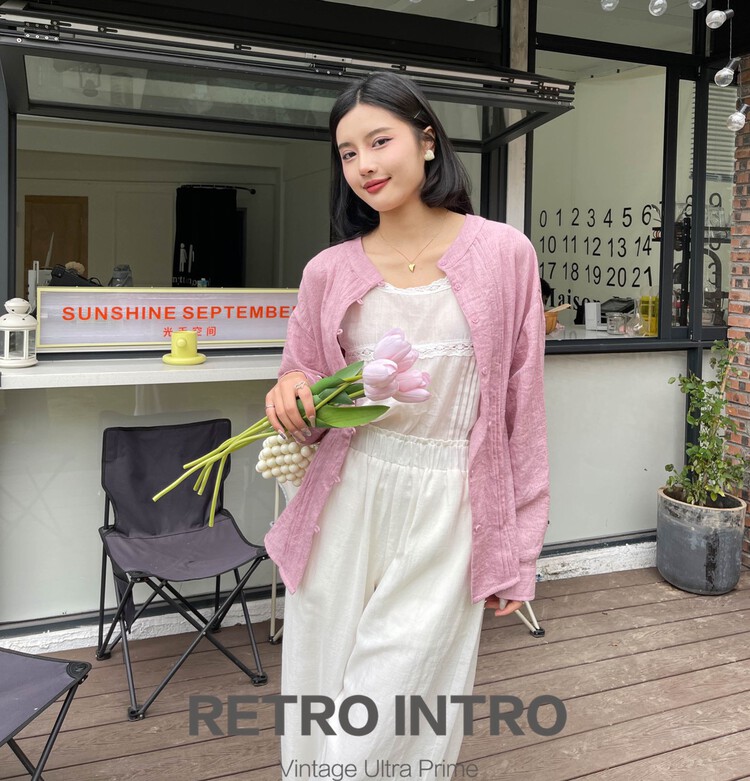 [Rin] loose casual shirt r-21093# cqw