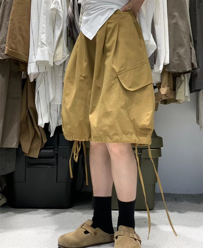 【幾布見川】寬鬆顯瘦舒適休閒短褲  822148#  L