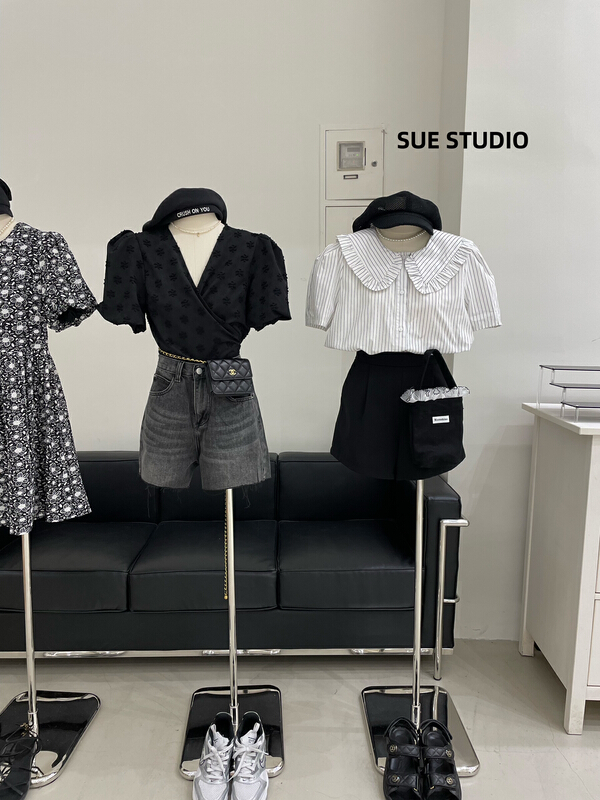 [Sue studio] vintage fashion denim shorts 8311# zjy