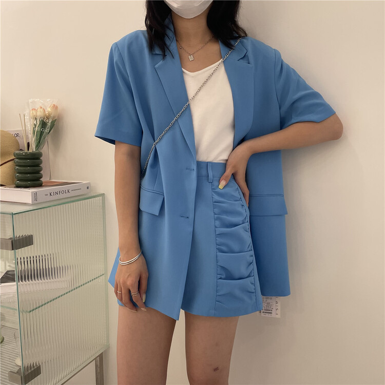 [namil] Korean style simple and slim casual shorts 2093# LSW