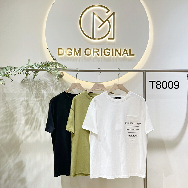 New in early summer! [DGM] English casual loose short sleeve T-shirt t8009# ZZL