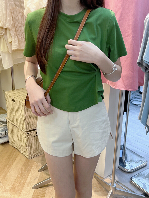 New in early summer! [as] Korean pure color versatile casual shorts 3363# hjy