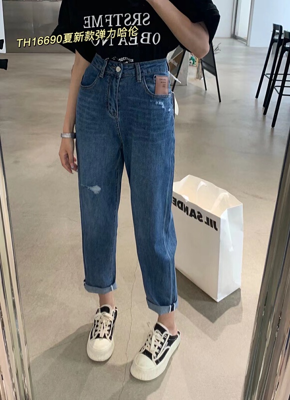 [T.H] straight and versatile skinny jeans 16690# LSW