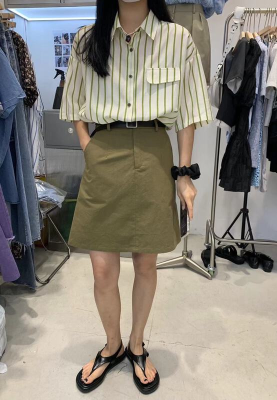 [today forward] commuter versatile striped shirt 6172# zxl