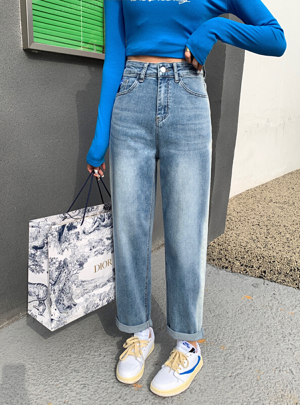 New in early summer! [JFT] Korean gradient LABEL JEANS jft3696# CLS