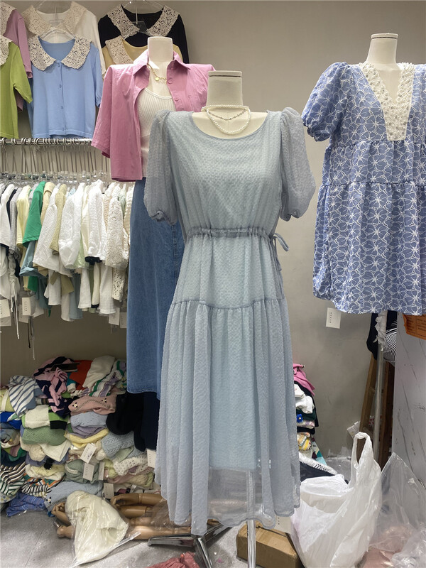 [tab CP] French gentle wind waist closing slim dress 8082# CSX