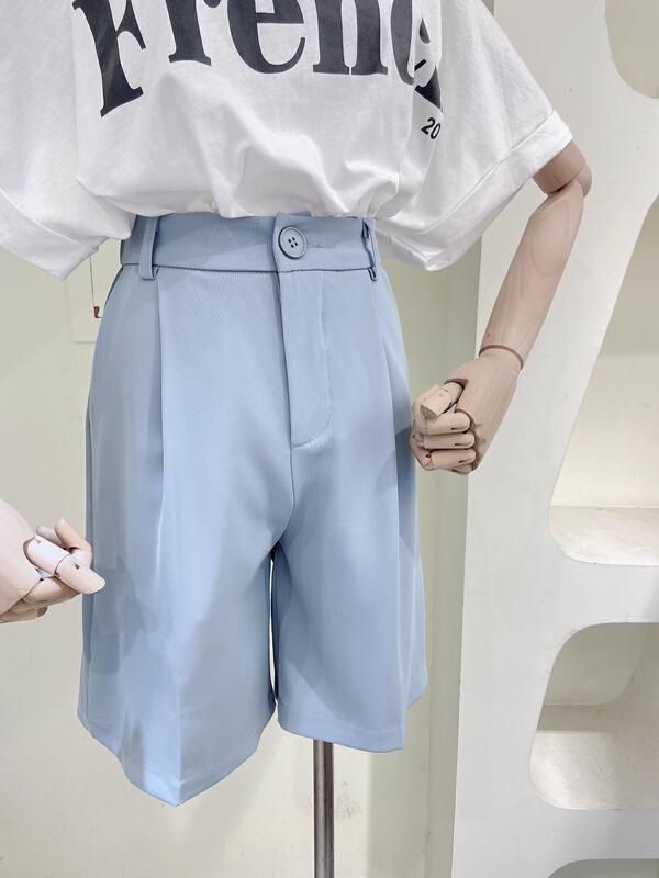 [Hebe] Korean elastic waist slim casual pants 66855# XYJ