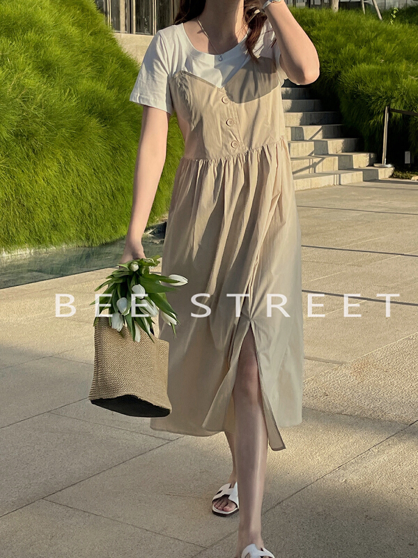 New year in early spring! [bee Street] Korean style slim dress 2415-1# lwy