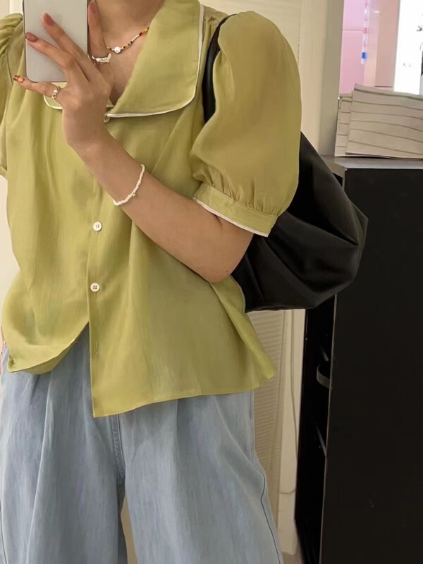 [m.zi studio] niche design fashion shirt 5629# HBx