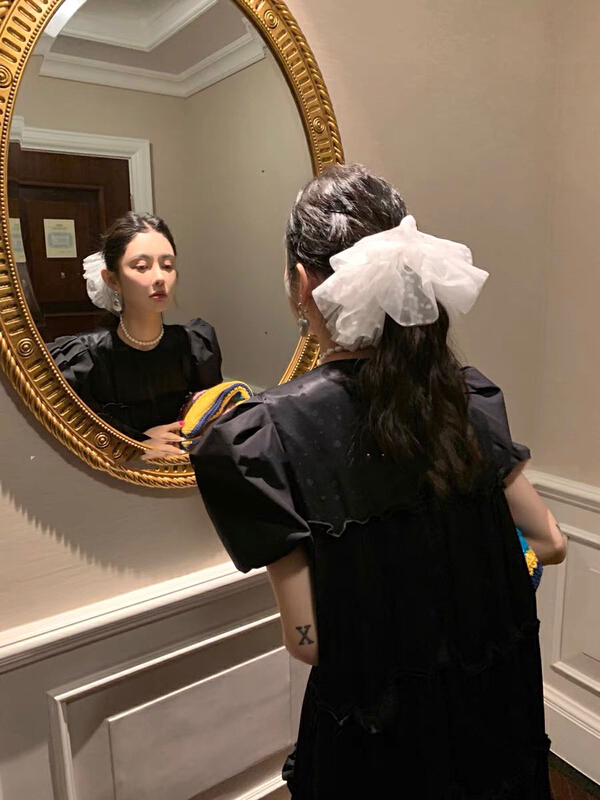 [x · h studio] gauze Princess elegant headdress 6102# ozq
