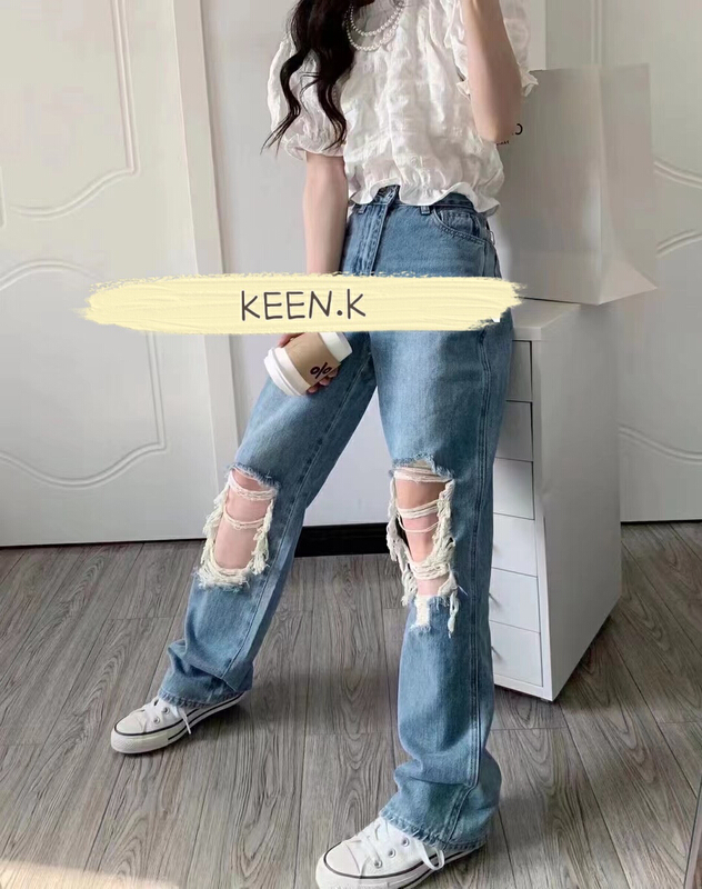 goods in stock! [keen k] big hole fur beard Vintage Jeans p33# WTT