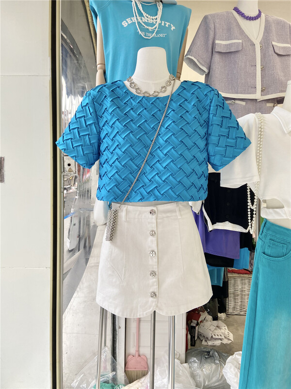 [Jun Jun] Korean version of versatile buttock and button skirt pants (only skirt pants) 2191# CLS