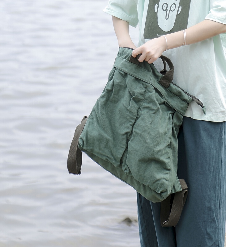 [original of three plain clothes] basic backpack 351# XYJ for literature and leisure
