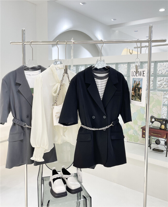 goods in stock! Cxdhh / new in early spring! [lemon tree] Korean simple fashion suit (with belt) ys1-xb9-66016# XYY