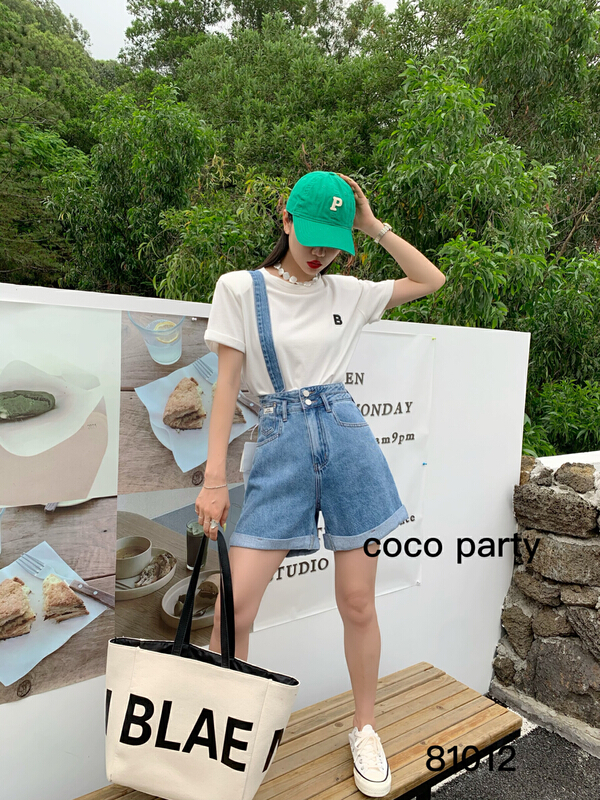 [CC] Korean simple and versatile denim shorts 81012# XYJ