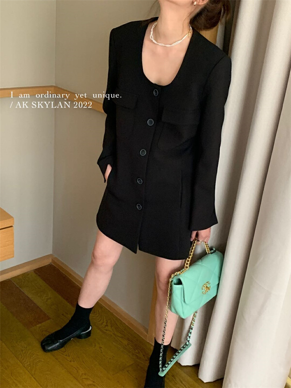 New year in early spring! [A.K skylan] single breasted versatile suit dress 82310# zxl