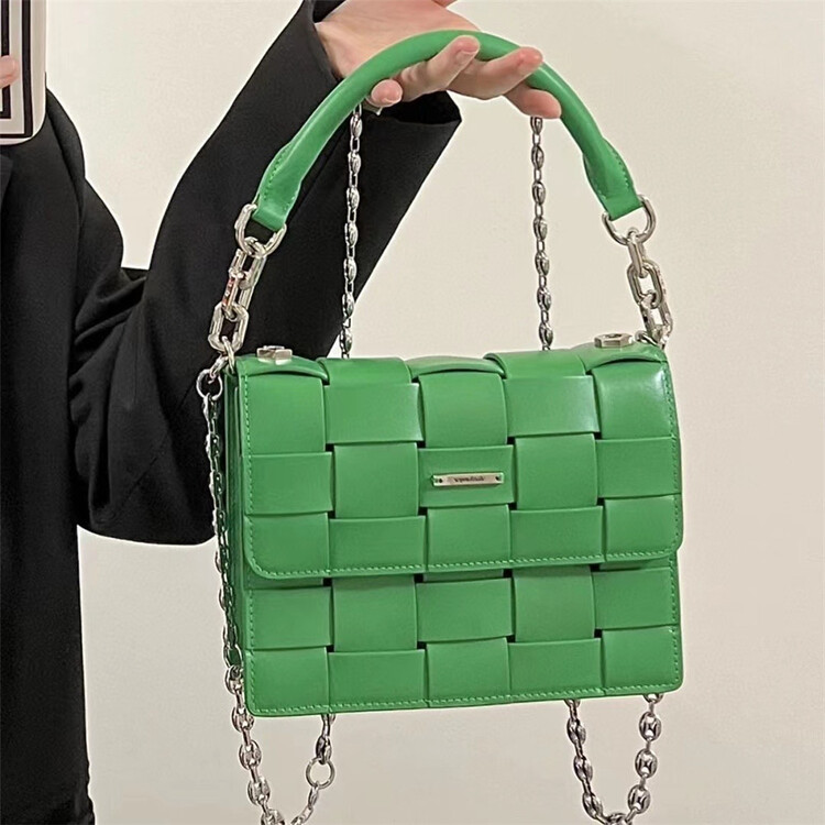 [Guangjun bag industry] simple woven solid color large messenger bag 9019# JJ