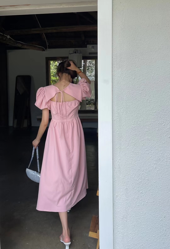 [19. Nineteen] pleated lady dress 538# ll