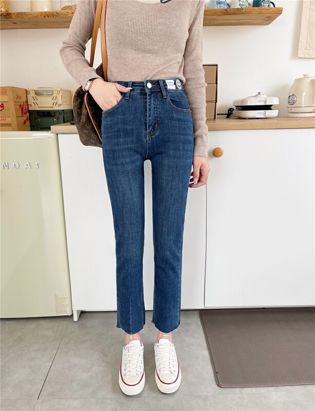 [M8 denim] Korean loose and versatile jeans 1180# LSL