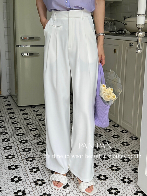New in early summer! [Panpan] Korean style simple straight trousers 8316# cqw