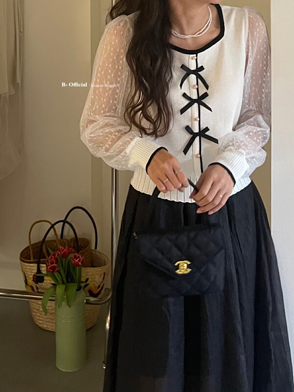 New year in early spring! [B plus] Korean fashion color blocking sweater 22-972-2# HBx