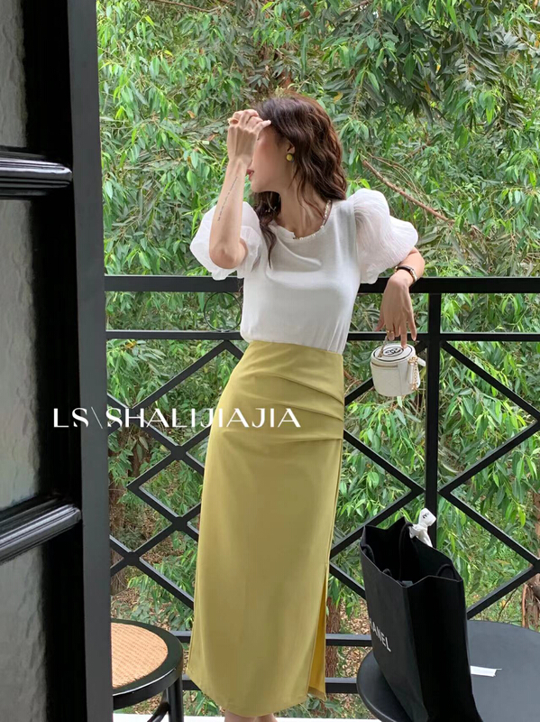 [LS] gentle mid length skirt 2650# WPL