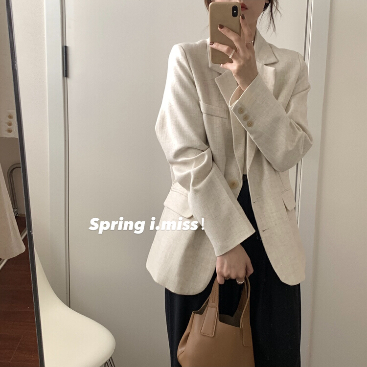 New year in early spring! [Imiss] Korean style simple suit (suit only) cx7068# LSW