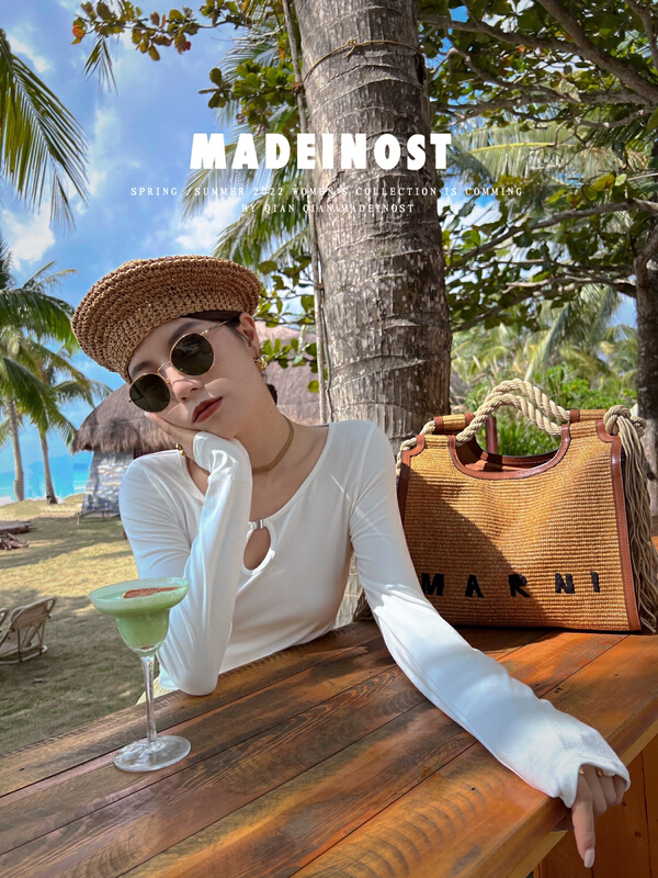 New year in early spring! [OSHA madeinost] drip neckline bottomed shirt 86107# ll