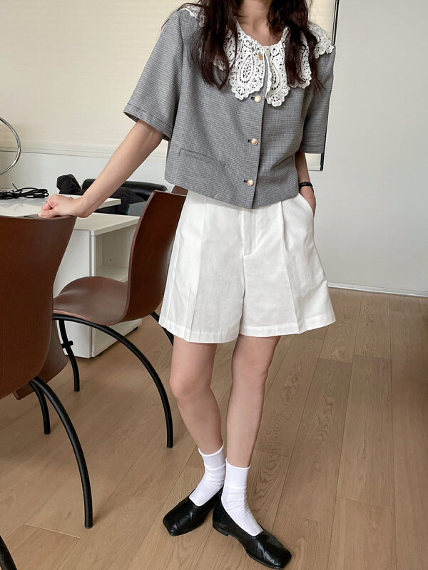 [Hello September] simple basic versatile casual shorts h2537# CLS