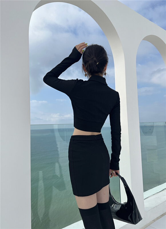 goods in stock! New year in early spring! [ecru] elegant slim and versatile skirt 1157# zxl
