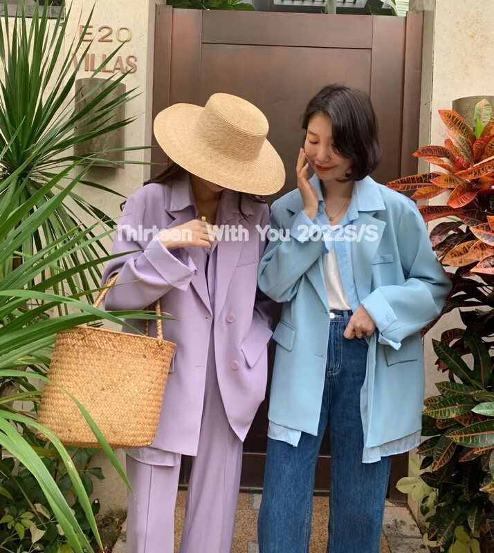 Original price 157.92! [thirten thirteen] fake two piece splicing design suit 1115# XYY
