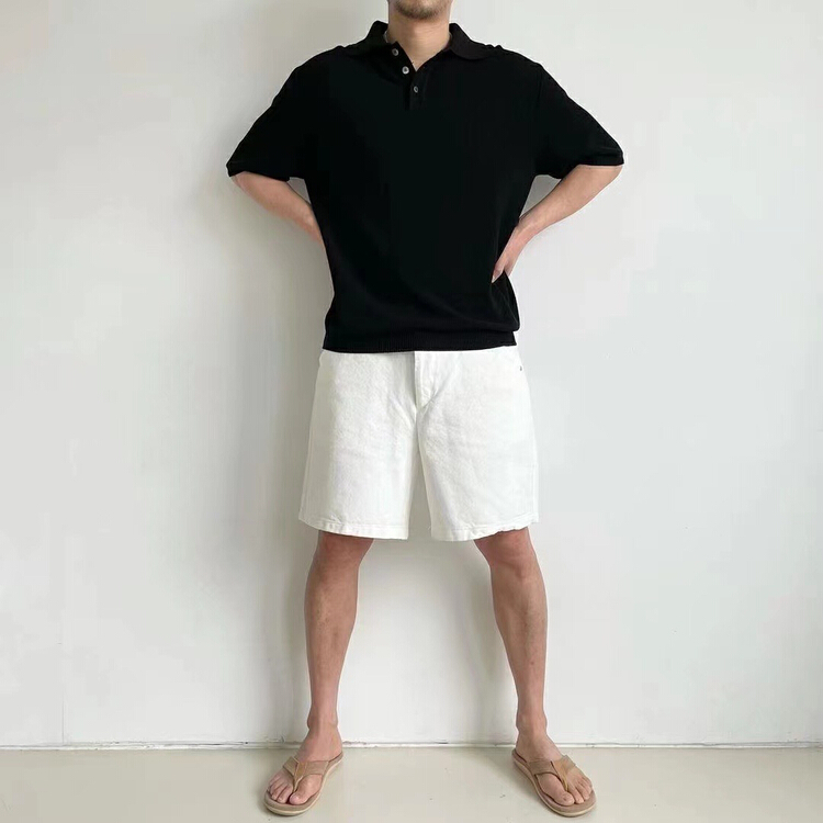 New year in early spring! [Shenzhi] simple solid color versatile polo shirt f2217# ZZL