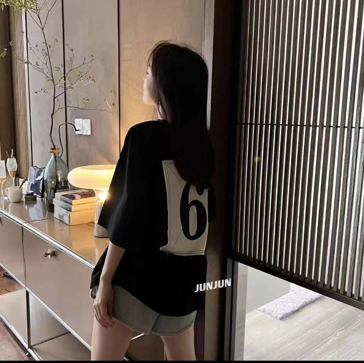【XXXX ECT.】寬鬆百搭舒適短袖T恤  7X056#  CLS