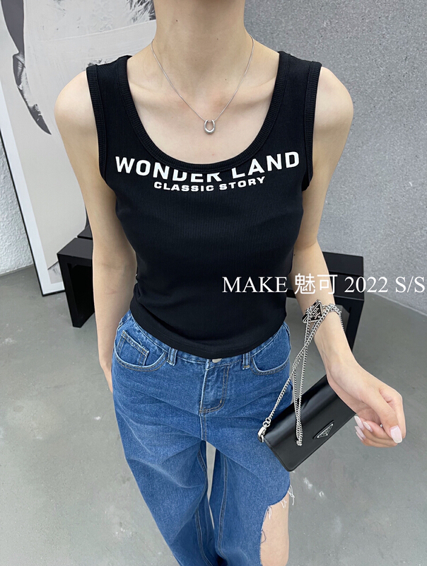 New in early summer! [make Meike] versatile, slim and wearable vest / suspender 50022# XJ